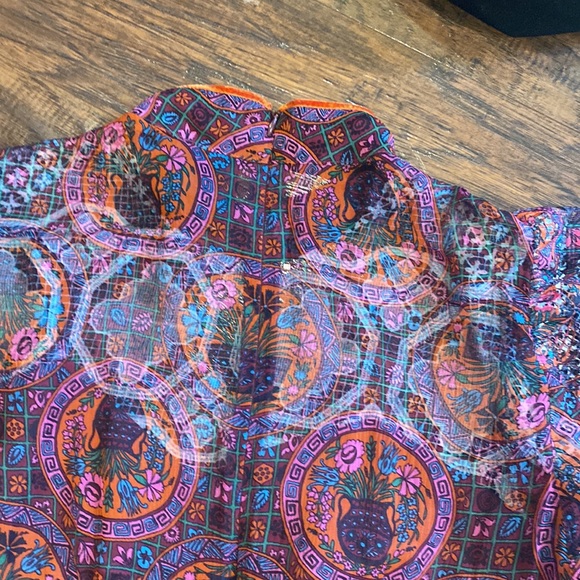 Anna Sui Printed Plant Dress - Picture 14 of 14